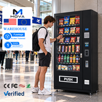 Distributeur automatique intelligent d'extérieur pour aliments et boissons avec écran LCD, surveillance à distance, refroidissement par compresseur, options OEM/ODM personnalisées