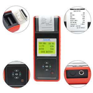 Micro568 nuevo 12V 24V vehículo automotriz probador de carga de batería de coche analizador con impresora térmica incorporada herramientas de diagnóstico - Product Image 4