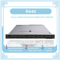 Servidor en Rack R640 1U Intel Xeon, Silencioso, Multi-núcleo, para Renderización y Alojamiento, 16GB, CPU 3647