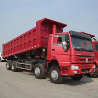 Б/у самосвал SINOTRUK HOWO 8x4, 371 л.с., 40 тонн, 12 колес, леворульный, для тяжелых условий эксплуатации, для горнодобывающей промышленности и строительства, 2020/2021 г.в.
