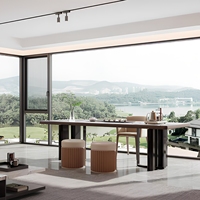 Fenêtre à battant en alliage d'aluminium pour villa moderne, design moderne, cadre étroit, profil mince, grande surface vitrée, fenêtres de maison