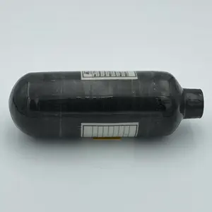 Hot Koop Hoge Druk 300bar Koolstofvezel Cilinder Composiet Materiaal Tank 0.19l/0.3l/0.35l/0.5l Voor Pcp luchtdruk Perslucht