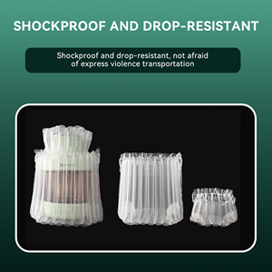 Gros gonflable en plastique colonne d'air coussin sac bulle d'air remplissage emballage rouleau pour complément alimentaire Machine - Product Image 4