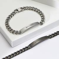 Bracelet de bijouterie avec nom personnalisé Bijouterie en acier inoxydable Bijouterie Bts en argent mat 18 carats Bracelet de chaîne gourmette personnalisé pour homme