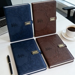 Carnet en cuir PU 2026 en gros, design personnalisé, agenda professionnel, carnets promotionnels A5 à couverture rigide - Product Image 6