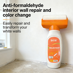 Bunkerway Industrial Drum Furniture <b>Paint</b> Odorless Eco-friendly Water-based Acrylic Interior Wall Varnish Liquid Coating Brush - Product Image 3