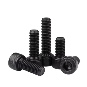 Plated Grade 12.9 <b>Socket</b> Head Cap Screws Oxidized Black Hexagonal <b>Socket</b> Bolts with Nuts - Product Image 1