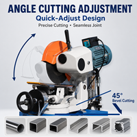 Machine de découpe manuelle MC-315A, coupe-tuyaux semi-automatique pour acier inoxydable, alliage d'aluminium, acier au carbone, PVC, plastique, roulement