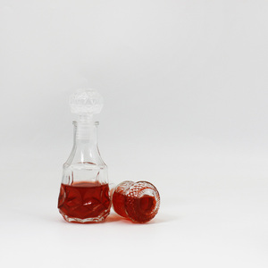 Mini <span class=keywords><strong>bouteille</strong></span> 50ml 100ml distributeur d'eau vide avec bouchon en verre distributeur de vodka <span class=keywords><strong>whisky</strong></span> brandy - Product Image 5