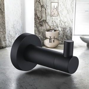 Modern Contemporary Stainless Steel <b>Bathroom</b> <b>Accessories</b> Set with Single Robe Hook 3-Year Warranty ZF Global Export - Product Image 3