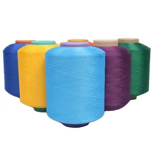 100% Polyester Material and Eco-Friendly Feature Poly Viscose Cotton Yarn for Socks