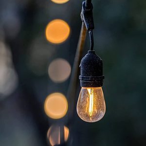Guirnalda de <span class=keywords><strong>Luces</strong></span> <span class=keywords><strong>Solares</strong></span> <span class=keywords><strong>para</strong></span> Exteriores de Grado Comercial, Impermeable, de 10 m, con Bombillas LED S14, Iluminación Decorativa <span class=keywords><strong>para</strong></span> Jardín, Patio y Terraza - Product Image 5