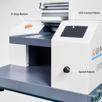 Impresora UV A3 de Cama Plana, Mini Impresora UV con Área de Impresión de 300x420mm, Cabezal de Impresión 4720, USB, AC220V, para Vidrio, Acrílico, Letreros y Regalos