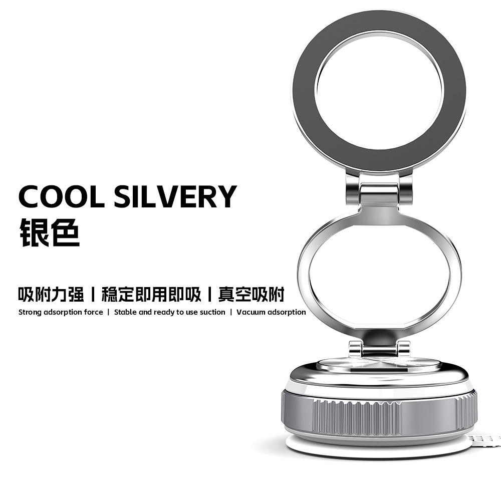 X135 Silver Three - Axis Pro Model Cool Black 360 Rotation Vacuum