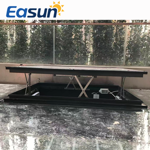 Vendita calda lucernario elettrico automatico scorrevole in acciaio lega di alluminio motorizzato <span class=keywords><strong>finestra</strong></span> per il seminterrato cucina casa tetti piani - Product Image 4