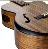 Guitare acoustique 41 "JF Bucket Jazz Walnut Guitar Matte Steel-string