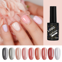 BD Macaron Caoutchouc Base Coat Laiteux Naturel Sheer Blanc Couleur 2in1 Viscosité Suffisante Densité Épaisse Façonner Force HEMAFREE