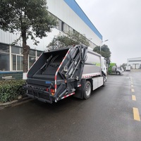 Camion à ordures compacteur électrique pur Shacman 4x2, alimenté par batterie, moteur 160 ch, manuel/automatique