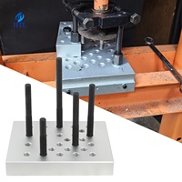 HTL Kit d'outils universel pour presse à colonne hydraulique, avec plaques de support, pour la réparation de carrosseries automobiles, le démontage et l'installation de roulements et de bagues