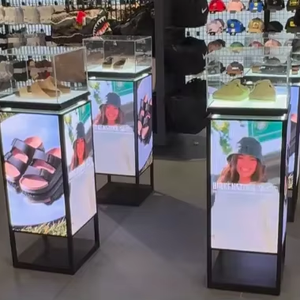 จอแสดงผล LED แบบตั้งพื้นพร้อมเคาน์เตอร์ดิจิทัลสำหรับโฆษณา จอแนวตั้ง เหมาะสำหรับงานแสดงสินค้าและร้านค้าปลีก - Product Image 5