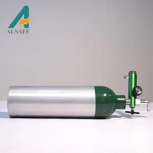 Alsafe high pressure mri COMPATIBLE cylinder D size medical oxygen cylinder