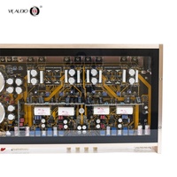 Amplificateur audio de voiture professionnel de classe AB à 4 canaux avec crossovers, 4 ohms RMS 200W, vente directe d'usine OEM
