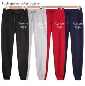 Hic Groothandel Hoge Kwaliteit 300G Mannen Broek Sport Band Little Benen Gesloten Trekkoord Casual Broek Custom Logo zweet Broek