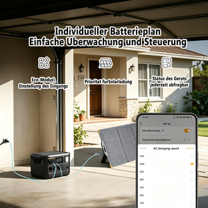 Station d'alimentation portable d'urgence, batterie LiFePO4 au phosphate de fer et de lithium, haute sécurité pour la maison, le camping en plein air - Product Image 4