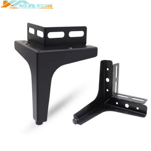 Patas de metal para muebles de cama, soportes de esquina, patas de apoyo para estructura de sofá cama, resistentes y duraderas. - Product Image 3