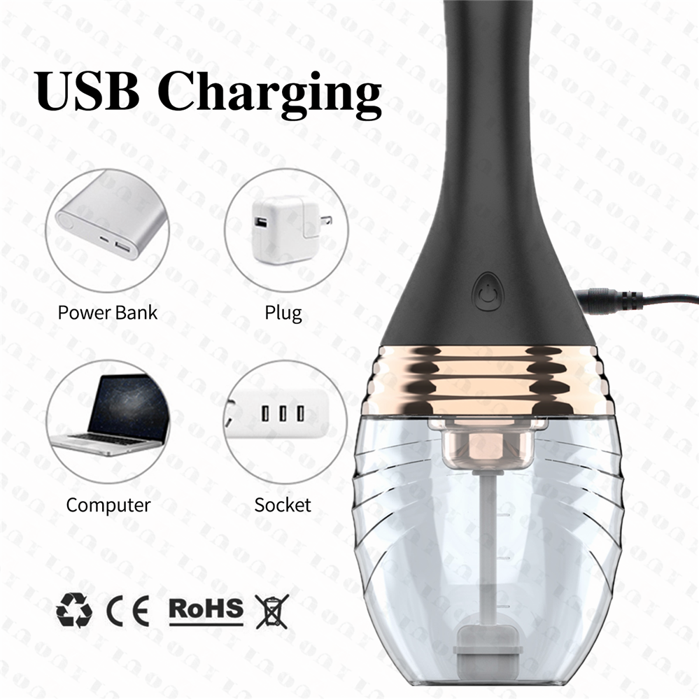 Automatic Electric Enema Cleaner - USB Powered Hygiene Douche Bulb for Anal  Sex, 100% Waterproof Health Care Product