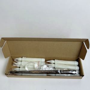 Remote Magic Hanging Candles Floating Candles With Wand Flickering Warm <b>Light</b> Flameless LED Taper <b>Battery</b> 12 Packs - Product Image 3