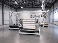 Ligne de production de panneaux sandwich XPS/EPS, panneaux en fibrociment imperméables, machines pour panneaux SIP