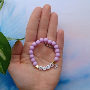 <span class=keywords><strong>Bracciale</strong></span> neonato personalizzato per bambini di amicizia del bambino <span class=keywords><strong>bracciale</strong></span> di fascino del cuore nome gioielli personalizzati per i più piccoli - Product Image 3