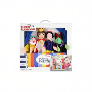 Ensemble de marionnettes de conte de fées pour théâtre de marionnettes, 42x44x9cm, pour enfants de 3 ans et plus - Product Image 2