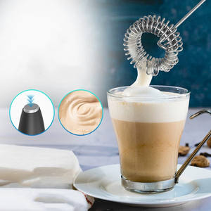 Pengaduk Susu Elektrik Mini Genggam Warna-warni OEM 2024, Mixer Minuman Portabel Bertenaga Baterai, Pembuat Busa Susu, Kotak Warna Plastik ABS T/T - Product Image 5