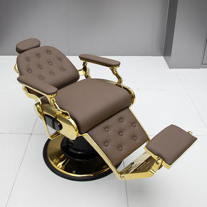 Silla de peluquero de Color blanco profesional, mecanismo de bomba hidráulica grande, equipo de salón reclinable, Base de <span class=keywords><strong>Material</strong></span> de cuero sintético - Product Image 6