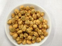 Snack aux pois verts au wasabi