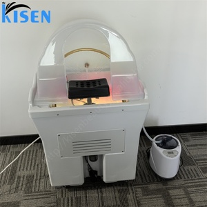 Kisen High-End <b>Head</b> Spa Therapy Sink - Thai & Japanese <b>Style</b> Shampoo Basin with 60L Water Tank Steam Function Easy Mobility - Product Image 5