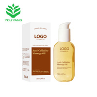 Huile de massage anti-cellulite naturelle raffermissante et amincissante pour drainage corporel, marque privée