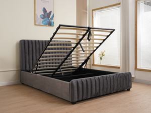 Design moderno 140x200 letti in velluto popolari letti imbottiti per <span class=keywords><strong>letto</strong></span> da <span class=keywords><strong>letto</strong></span> 140x200 - Product Image 4