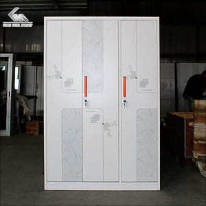 Armoire en fer, nouvelle armoire en acier pour chambre à coucher, simple, peinture au pistolet, moderne, <span class=keywords><strong>dressing</strong></span> en métal, almirah - Product Image 6