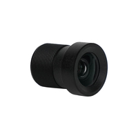 Objectif personnalisé 6,0 mm EFL avec monture M12 F2.0 66 ° Objectif optique grand angle pour caméra embarquée de voiture, fourniture d'usine Chine