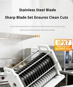 Machine à trancher la viande fraîche de bœuf, de mouton et de porc entièrement automatique pour une découpe et un façonnage rapides des bandes - Product Image 3
