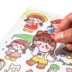 Autocollants découpés Kawaii pour filles, imperméables, pour journal, scrapbooking, décoration, autocollants décoratifs pour agenda, feuilles d'autocollants DIY - Product Image 5