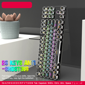 Chơi Game bàn phím chuột cảm giác cơ khí RGB LED <span class=keywords><strong>Backlit</strong></span> Gamer bàn phím USB có dây máy tính trò chơi bàn phím cho PC máy tính xách tay - Product Image 3