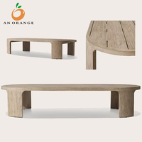 Juego de Sofás de Madera para Exteriores de Diseño Moderno, Muebles de Jardín de Lujo para Hoteles, Villas, Casas de Campo, Parques y Salas de Estar