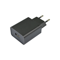 12W 5V 2,4A USB-Ladegerät DC 5,5*2,1mm Buchse US/EU/UK/AU-Stecker für LED-Streifen CCTV-Kamera CE FCC RoHS Zertifiziert, OEM Verfügbar