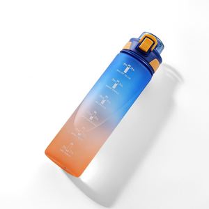 <b>Plastic</b> Double Wall Insulated Sports Water Bottle with BPA-Free Lid 32 Oz/1 Liter Eco-Friendly Applicable for Gym & Travel - Product Image 5