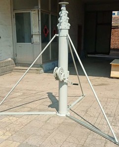 20ft 20lbs Load <span class=keywords><strong>Construction</strong></span> Kamera anhänger Verwenden Sie einen zuverlässigen Teleskop mast. Heben Sie den Solid Square <span class=keywords><strong>Pole</strong></span> für die PTZ-Kamera manuell an - Product Image 4