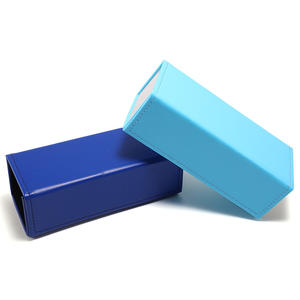 Étui à lunettes rectangulaire pliable élégant 8-8,9 pouces en cuir artificiel et velours PU Été 2024 FC041 - Product Image 4